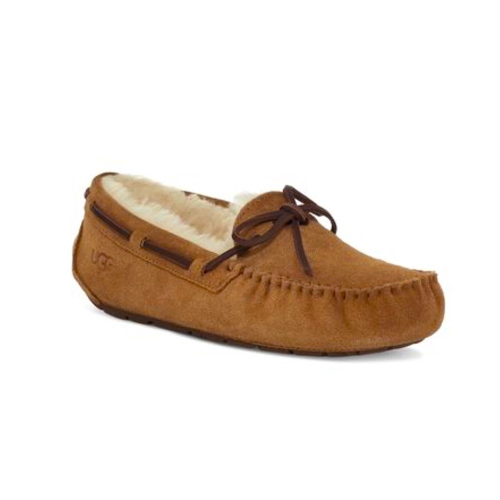 UGG Dakota Women's Moccasin Slippers, Chestnut Suede (Size 7)